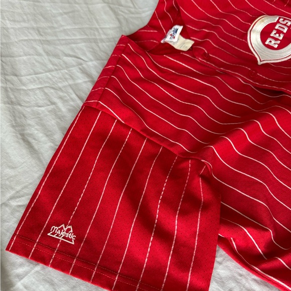 (FIRM PRICE) RARE Vintage MAJESTIC Cincinnati Reds Jersey - Picture 7 of 12